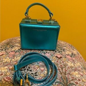 Metallic Ocean Blue Brandon Blackwood Trunk Bag